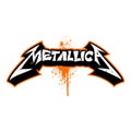 Metallica vector cartoon style logo.