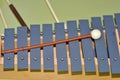 Metallophone, school instruments Orff Royalty Free Stock Photo