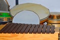 Metallophone, school instruments Orff Royalty Free Stock Photo