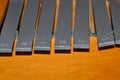 Metallophone, school instruments Orff Royalty Free Stock Photo