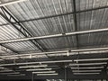 Metalsheet roof in factory