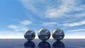 Metalspheres Royalty Free Stock Photo