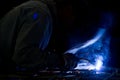 Metalworker at work Royalty Free Stock Photo