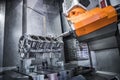 Metalworking CNC milling machine. Royalty Free Stock Photo
