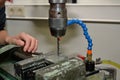 Metalworking with drill