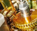 gear wheel machining with oil lubrication