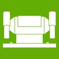 Metalworking machine icon green