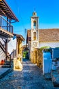 Metamorfosi tou Sotira church at Kakopetria village on Cyprus Royalty Free Stock Photo