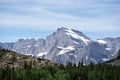 Metamorphic intrusion in Glacier National Park