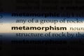 metamorphism Royalty Free Stock Photo