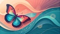 Metamorphosis Abstract Background with Organic and Geometric Shapes Symbolizing Transformation, Growth, and Evolution in a Dynamic Royalty Free Stock Photo