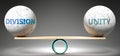 Division and unity in balance