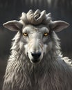 Metaphor, Wolf in sheeps clothing, created with Generative AI Royalty Free Stock Photo