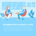 Metaphorical associative cards. Psychology Royalty Free Stock Photo