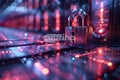 Metaphorical representation of online data protection secure storage and backup concepts explained