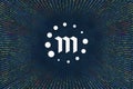 Metaverse, ETP cryptocurrency symbol. A tunnel from a computer program code. Programmer Strings of code, Javascript, CSS and PHP. Royalty Free Stock Photo