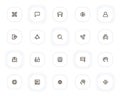 Metaverse line icons set. Editable Stroke. 24x24 Pixel Perfect.