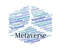 Metaverse Word Cloud Royalty Free Stock Photo