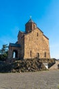 Metekhi Church old orthodox church in Tbilisi. Travel