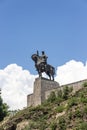 Metekhi Church and the statue of King Vahtang Gorgasali