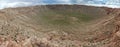 Meteor Crater, also known as Barringer Crater is a meteorite impact crater Royalty Free Stock Photo