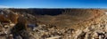 Meteor Crater panorama Royalty Free Stock Photo