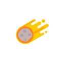 Meteor falling icon