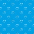 Meteor falling pattern vector seamless blue Royalty Free Stock Photo