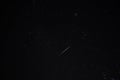 Meteor falling star shape on night starry sky,universe space,science background