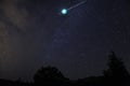 Meteor fireball explodes in a flash, Oregon, Cascade Siskiyou Na