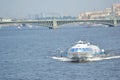 Meteor, Hydrofoil Boat In St. Petersburg.