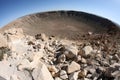 Meteor impact crater Winslow Arizona USA Royalty Free Stock Photo