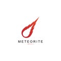 meteor logo vector