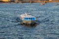 Meteor Speedboat Floats On Neva