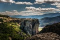 Meteora, a formation of immense monolithic pillars and hills-like huge rounded boulders, Kalambaka, Greece