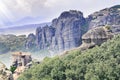 Meteora, Greece. Landscape photo of the rock