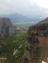 Meteora Greece monastry mountain wonderful view impressive monastries on the top of the mountains