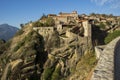 Meteora, Holy Monastery of Great Meteoron Royalty Free Stock Photo