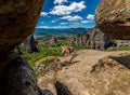 Meteora, Monasteries on Huge Rocks in Greece Royalty Free Stock Photo
