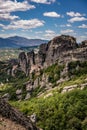 Meteora, Monasteries on Huge Rocks, Greece Royalty Free Stock Photo