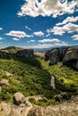 Meteora, Monasteries on Huge Rocks in Greece Royalty Free Stock Photo