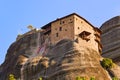 Meteora monastery in Greece Royalty Free Stock Photo