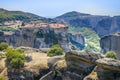 Meteora Monastery , landmark in Greece Royalty Free Stock Photo