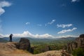 Meteora monastery panorama