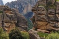 Meteora Mountains, Greece Royalty Free Stock Photo