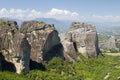 Meteora Rocks, Greece Royalty Free Stock Photo