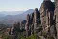 The Meteora stones Royalty Free Stock Photo