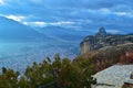Meteora, view of the Varlaam monastery, Kalambaka. Greece