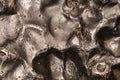 Meteorite texture background. meteorite surface close up Royalty Free Stock Photo