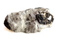 Meteorite on a white background Royalty Free Stock Photo